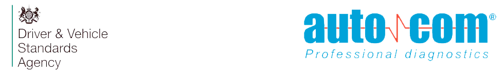 Acredited by the DVLA, AUTOCOM profesional diagnostics